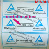 custom design numbered tamper evident labels