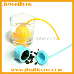 hot selling silicone tea infuser rose shape