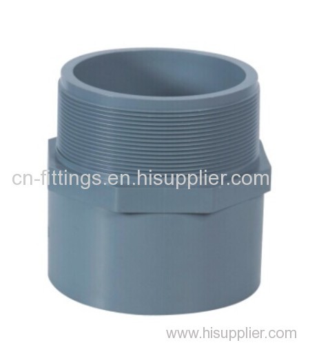 upvc male adapter/plug pipe fittings