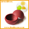 FDA LFGB football shape silicone ice ball maker