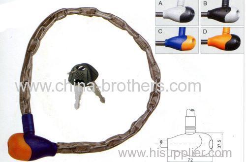 Colorful High Safety Bicycle Chain Lock