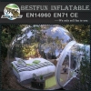 Outdoor camping clear inflatable bubble transparent tent