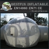 Projection clear inflatable bubble dome tent marquee
