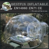 Totally see-through bubble inflatable clear tent