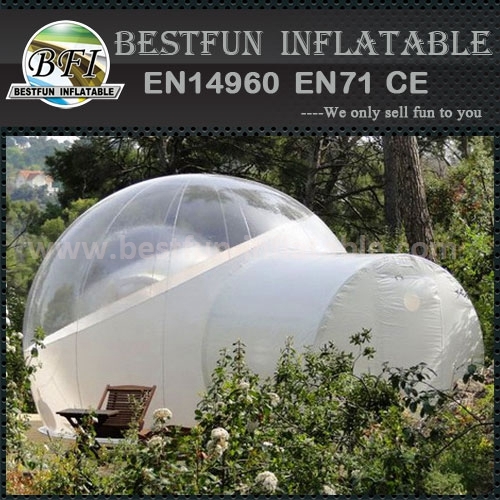 Welcomed unique transparent inflatable bubble tent