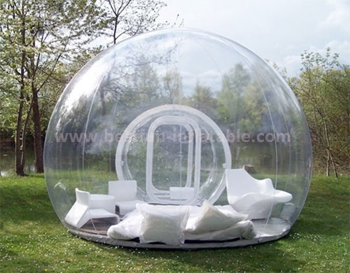 New year inflatable snow bubble decorations