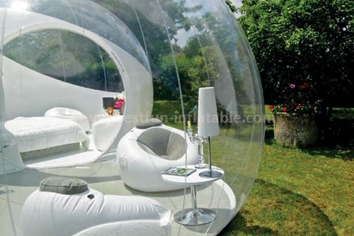 Commercial transparent inflatable belly bubble tree