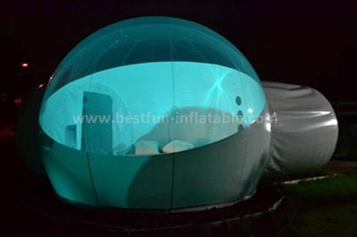 Inflatable outdoor camping bubble tent