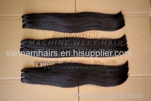 Vietnam hot selling unprocessed weft hair extensions