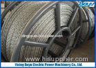 Anti twist 18 Strands Breakage load 372kN Braided Steel Wire Rope for Overhead Transmission Line 22m