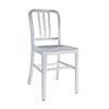 Comfortable Silver Metal Navy Chair For Dinning Room / Home