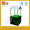 Custom Cardboard Floor Display Stands House Shape For Promotion