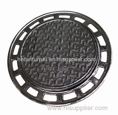 B125 Ductile iron round manhole cover and frame