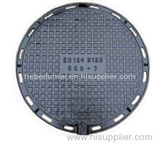 Ductile iron round B125 manhole cover
