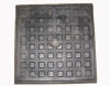 Grey iron square manhole cover and frame