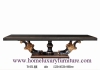 Large table dining table solid dining table antique dining table 8 black dining table