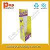 Foldable Corrugated Cardboard Hook Display Stands For Necklace