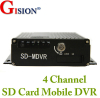 Car DVR 4CH Play Back D1 Bus DVR Hard Disk Mobile DVRS IO G-sensor MDVR Car black box GS-8404