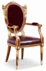 Leather Chairs Dining Chairs Popular in Russia Fabric Chair Dining Room Furniture