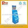 Foldable Corrugated Cardboard Floor Display Stands For Store