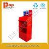 Square Cardboard Floor Display Stands , Retail Display Shelves
