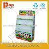 Light Weight Brochure Cardboard Display Stands With Cartoon Images