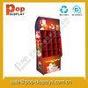 Greeting Card Red Cardboard Display Stands Durable With Rohs / UL