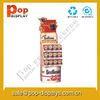 Recyclable Chocolate Cardboard Display Stands , Candy Display Racks