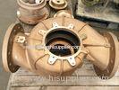 Bronze sand casting horizontal centrifugal pump housing NF EN , DIN , EN
