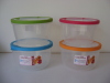 Plastic food storage container TPR seal round 2L