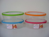 Plastic food storage container TPR seal oval 2.0L