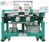 Small Compact Tubular Embroidery Machine , 2 Heads 12 Needles With Servo Motor
