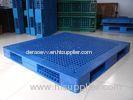 Single Side Export Plastic Pallets With Steel Tubes Inside , 10001000150
