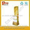 Vertical Cardboard Floor Display Stands For Chocolate Promotion