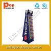 Stationery Cardboard Floor Display Stands For Grocery Store