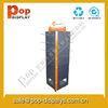 Square Foldable Cardboard Display Stands / Racks With Hook