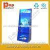 Advertising Corrugated Hook Display Stands Blue For Jewelery