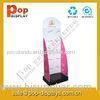 Red Cardboard Hook Display Stands Light Weight For Skin Care