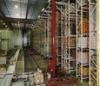 Automated Storage And Retrieval System , 45m Industrial Warehouse Shelving Racks