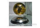 Magnetic Levitating Globe , 3 Inch Gold Revolving Floating Globe