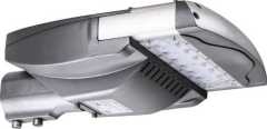 Vertical and horizontal installation 35W LED street light with silver and black shell