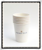 customerized high quality disposable paper cups for Euro 8oz