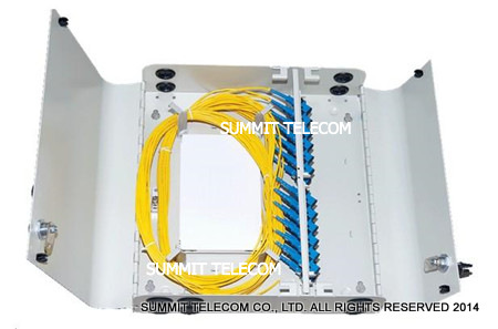 Indoor Fiber Optical Distribution Box Floor PLC Splitter Box Wall Mounted ODF with PLC 1:16 Core China PLC Box