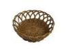 Hand Made PP Rattan Bread Basket In Brown With Moistureproof