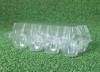 PVC Clear Plastic Egg Cartons , Transparent 8 Cavities egg holder tray