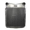 Compact Black / Silver Combined Car Intercoolers Brazed Fin Heat Exchanger