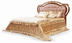 Beds neo classical bed king bed royal luxury bed solid wood bed supplier