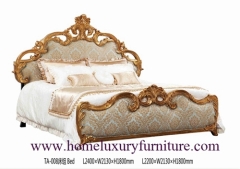 King Beds royal luxury bed solid wood bed supplier Italy style Europe classic bed