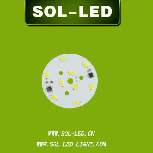 5W SMD5730 AC LED Bulb Module 220V 450lm