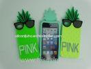 Beautifult Pineapple Silicone Iphone Case For Iphone 5S / 5G / 5C
